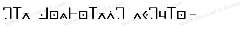 GLT DashalTig Regula字体转换